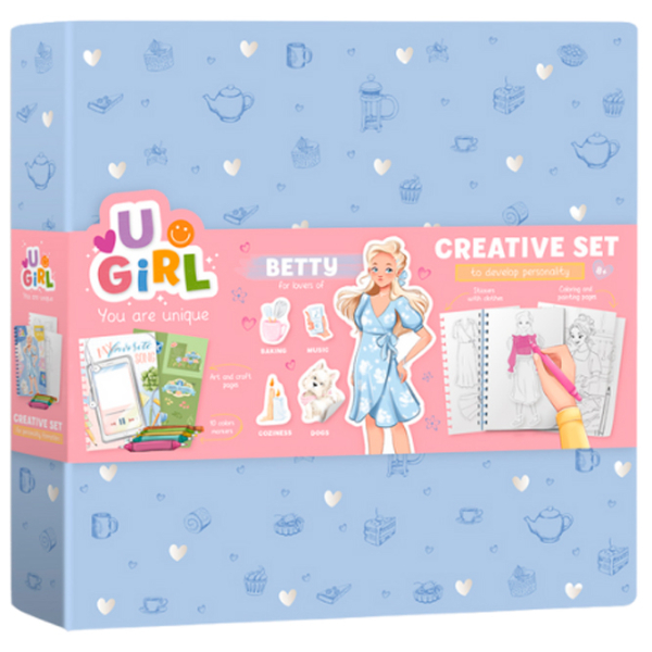 Set de creație DoDo ArtDeco Betty 300952 Multicolor Pentru fetițe, 6+ photo 3