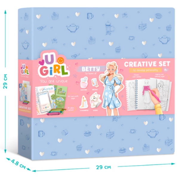 Set de creație DoDo ArtDeco Betty 300952 Multicolor Pentru fetițe, 6+ photo 5