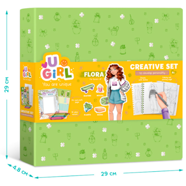 Set de creație DoDo ArtDeco FLORA 300952 Multicolor Pentru fetițe, 6+ photo 5