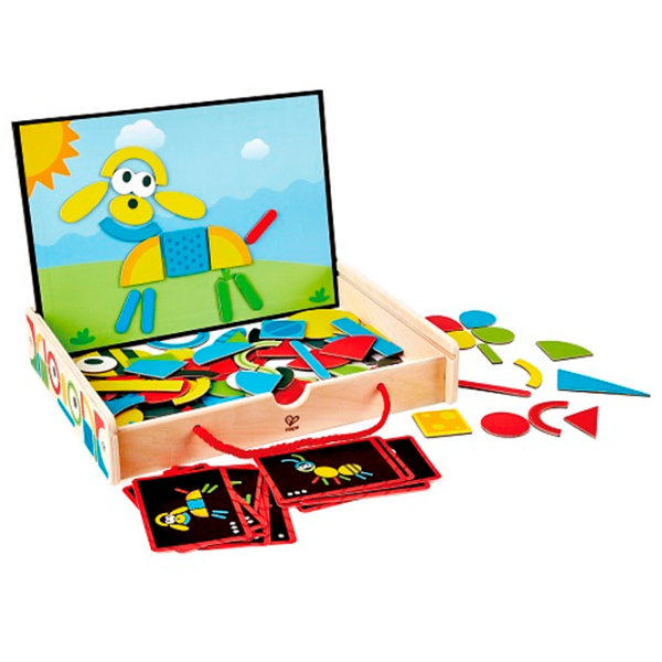 Set de creație Hape String Art Valiza cu magneți E1631 Multicolor Pentru copii, 3+ photo 2