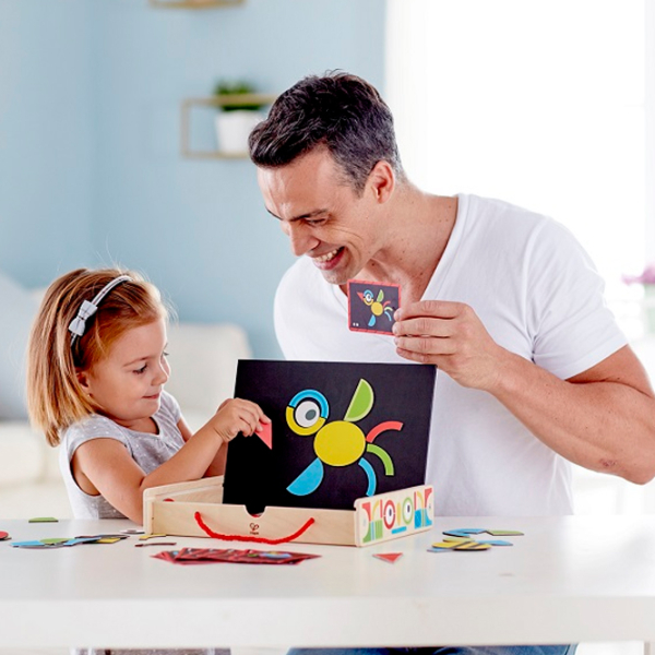 Set de creație Hape String Art Valiza cu magneți E1631 Multicolor Pentru copii, 3+ photo 6