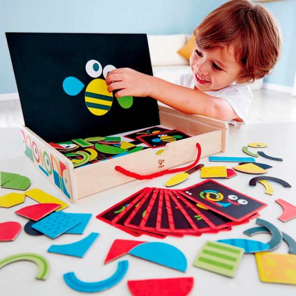 Set de creație Hape String Art Valiza cu magneți E1631 Multicolor Pentru copii, 3+ photo 7