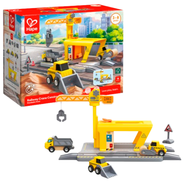 Set de mașini Hape Macara feroviară E3878
Multicolor
Multicolor