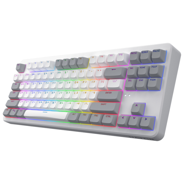 Tastatură Hator Rockfall 3 Mecha TKL White Gaming, Fără fir photo 5