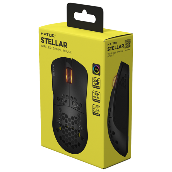 Мышь Hator Stellar Черный Беспроводные / 12000 dpi photo 6