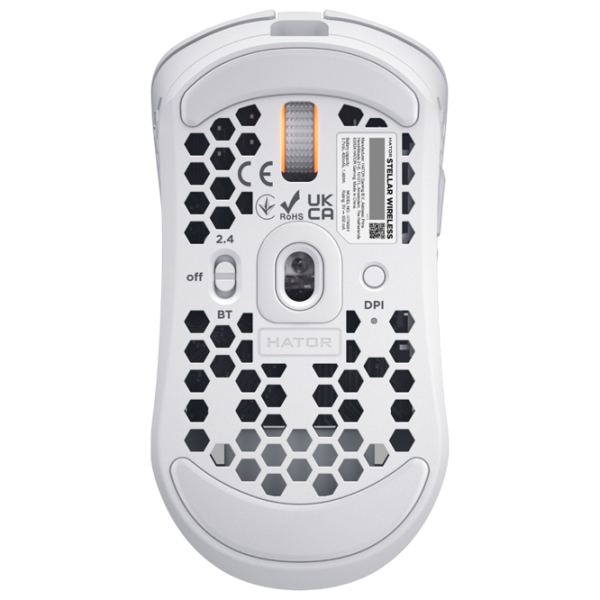 Мышь Hator Stellar Белый Беспроводные / 12000 dpi photo 5