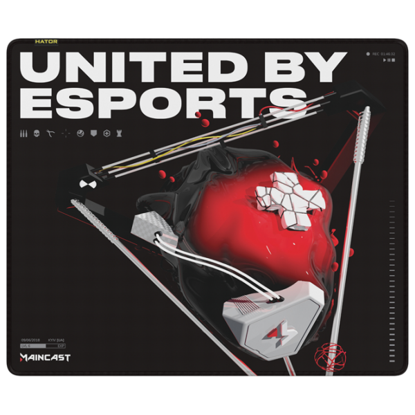 Covoraș pentru mouse Hator Tonn eSport L MAINCAST edition Multicolor 500 x 420 x 4 mm photo 1
