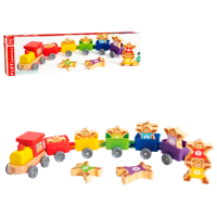 Jucărie interactivă Hape Trenul cu numere și maimuțe E1075 Multicolor Pentru copii, 1+