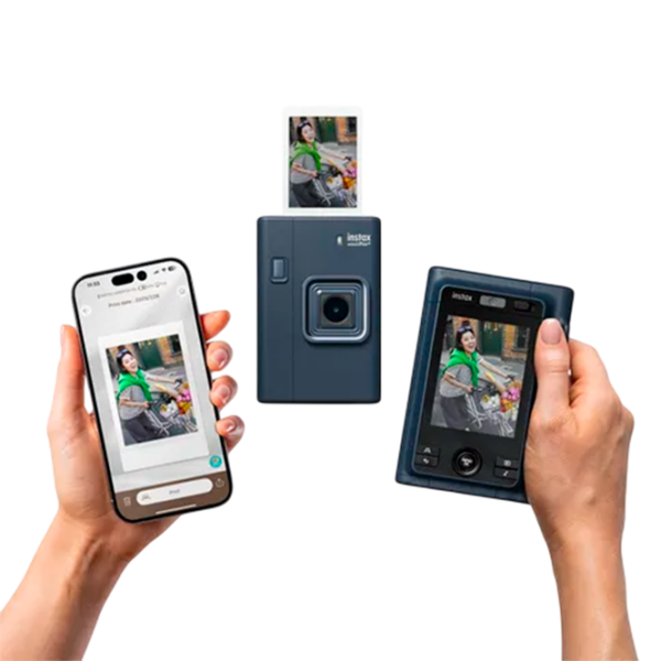 Фотоаппарат FujiFilm Instax Mini LiPlay+ + Body Компактный Синий CMOS, , f/2.0 photo 4