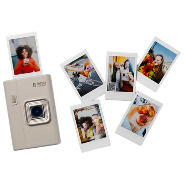Фотоаппарат FujiFilm Instax Mini LiPlay+ + Body Компактный Бежевый CMOS, , f/2.0 photo 5