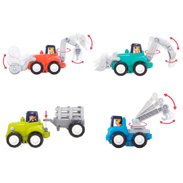 Комплект машин Hola Toys HA7906 Разноцветный
Разноцветный  photo 2