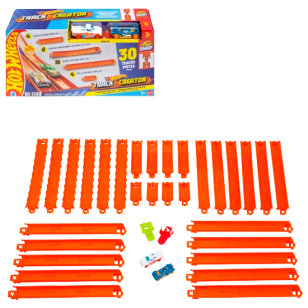Set de mașini Hot Wheels Track Creator JDW42
Multicolor
Orange  photo 1