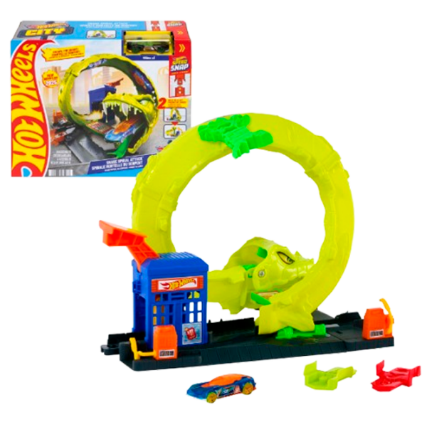 Комплект машин Hot Wheels City: Атака Змеи JBM63
Разноцветный
Разноцветный