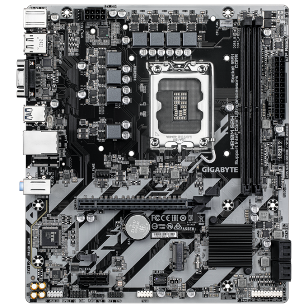 Материнская плата Gigabyte H810M S2H mATX  photo 1
