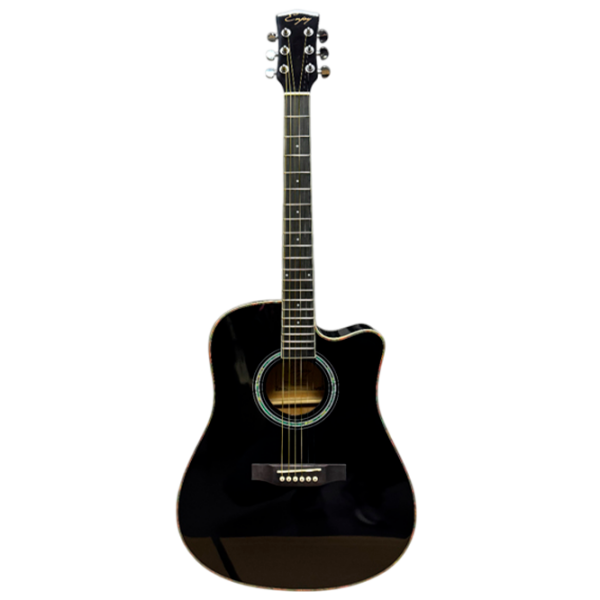 Chitară electro-acustică Enjoy E41-DDL CE BK Black Dreadnought, 4/4 photo 1