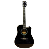 Chitară electro-acustică Enjoy E41-DDL CE BK Black Dreadnought, 4/4