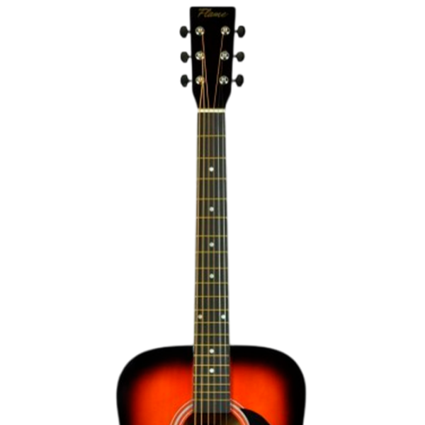 Chitară acustică Flame FG229-41 SB Sunburst Dreadnought, 4/4 photo 5