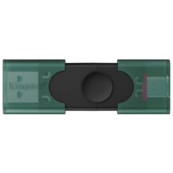 USB Flash Kingston DataTravel Duo 256 GB Green USB 3.2 Gen 1, Plastic photo 1