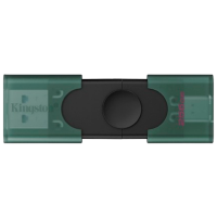 USB Flash Kingston DataTravel Duo 256 GB Green USB 3.2 Gen 1, Plastic