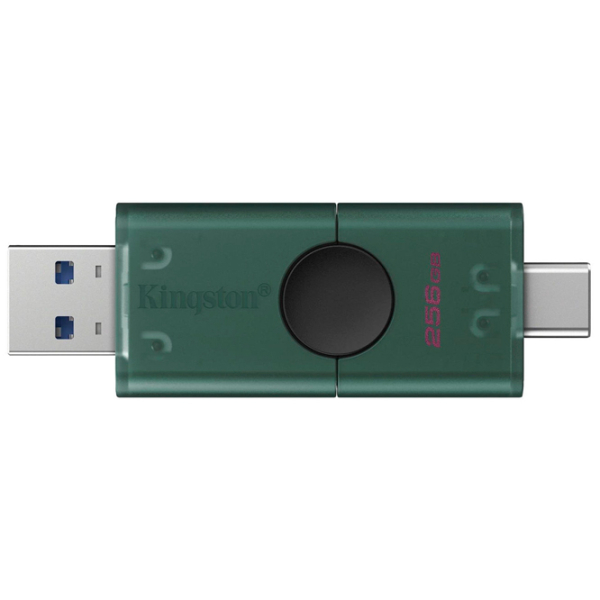 USB Flash Kingston DataTravel Duo 256 GB Green USB 3.2 Gen 1, Plastic photo 2
