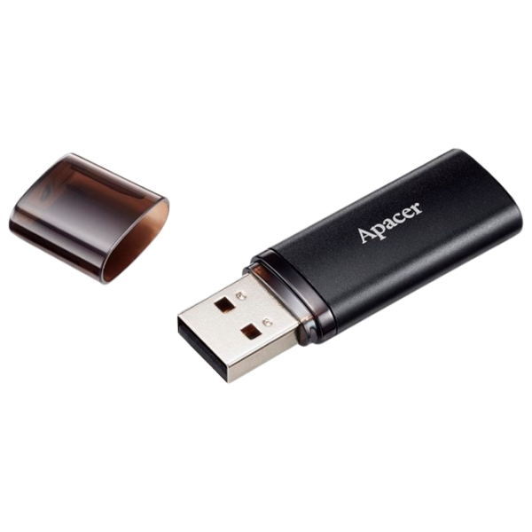 USB Flash Apacer AH25B 128 GB Black USB 3.1, Plastic photo 2