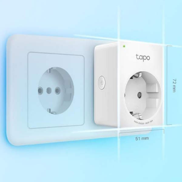 Smart priza TP-Link Tapo P110M Белый  photo 4