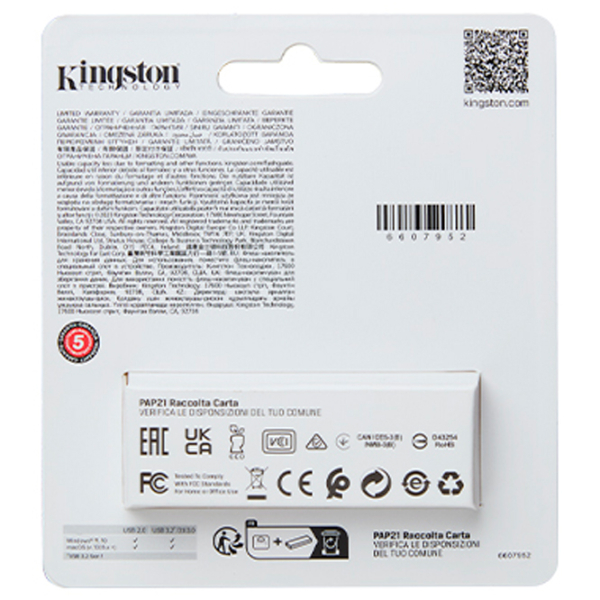 Флэшка USB Kingston DataTravel Exodia S 128 ГБ Черный USB 3.2, Пластик photo 4