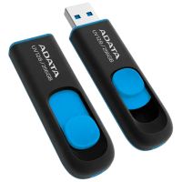 USB Flash ADATA UV128 256 GB Black USB 3.2, Plastic