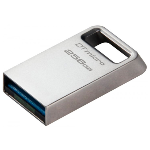 USB Flash Kingston DataTraveler Micro G2 256 GB Silver USB 3.2, Metal photo 3