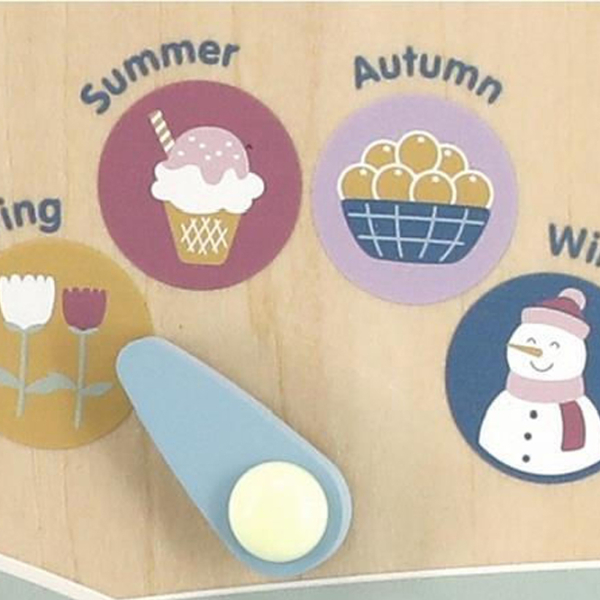 Настольная игра VIGA Calendar & Clocks Развитие, 3+ photo 5