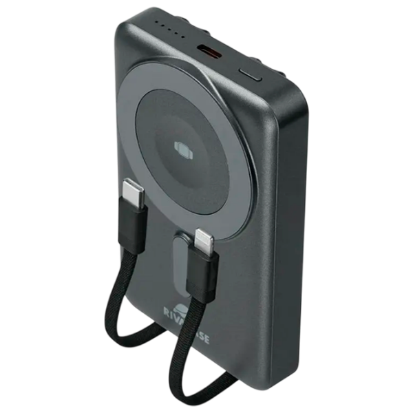Power Bank 10000 мАч RivaCase VA2608 (20 Вт) Серый  photo 1