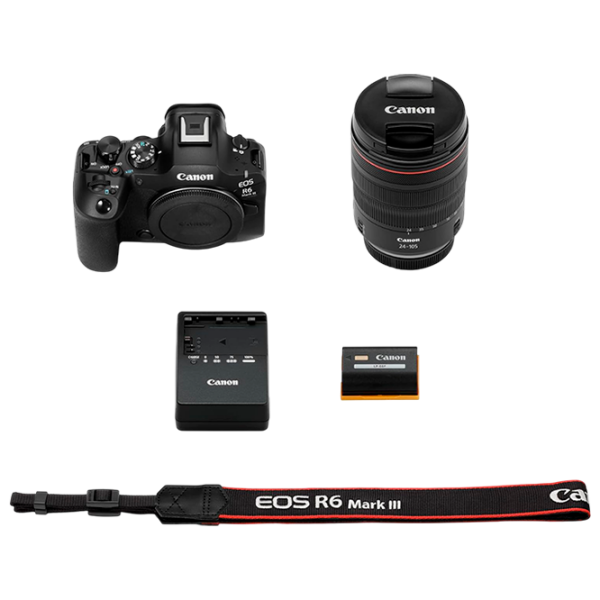 Cameră foto Canon EOS R6 Mark III & RF 24-105mm f/4 L IS USM KIT + RF 24-105 mm F/4 L IS USM Kit Black CMOS, 32.5 MP, f/4 photo 6