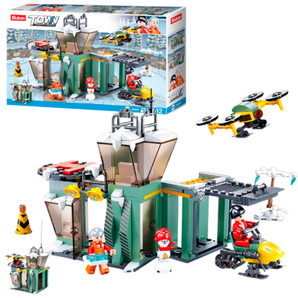 Constructor Sluban Snowfield Rescue Green Numărul de piese 251, 6+ photo 2