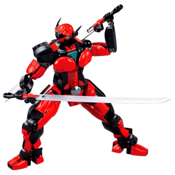 Constructor Sluban Robot Ninja Red Numărul de piese 554, 6+ photo 4