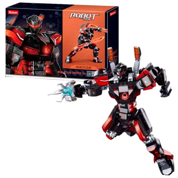 Constructor Sluban Robot Hoinarul obscur Black Numărul de piese 585, 6+ photo 2