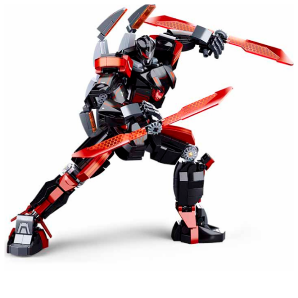 Constructor Sluban Robot Hoinarul obscur Black Numărul de piese 585, 6+ photo 3