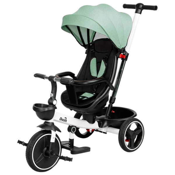 Triciclu Caretero Dash Green  Metal / Pentru copii photo 1