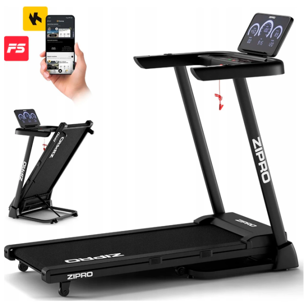 Bandă de alergat Zipro Luma Black 120 kg, 12 km/h photo 5