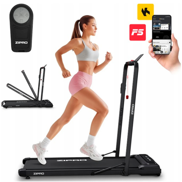 Bandă de alergat Zipro Newlite Black 110 kg, 12 km/h photo 2