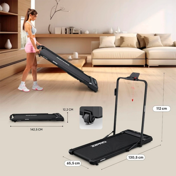 Bandă de alergat Zipro Newlite Black 110 kg, 12 km/h photo 3
