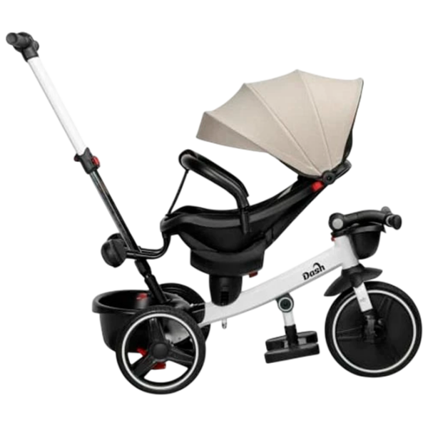 Triciclu Caretero Dash Gray  Metal / Pentru copii photo 2