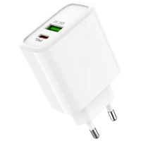 Сетевое зарядное устройство XPower PD + USB QC3.0 () Белый 2 A / Белый