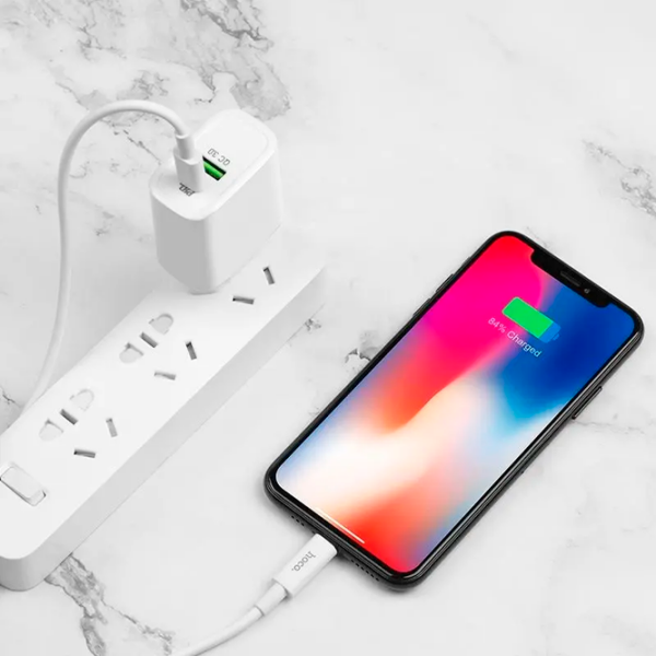 Încărcător de rețea XPower PD + USB QC3.0 () White 2 A / White photo 3