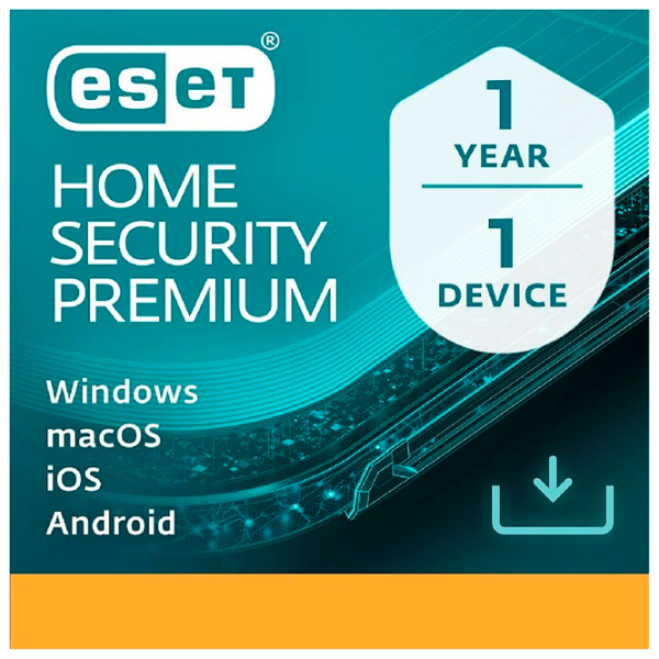 Антивирус ESET Home Security Premium For 1 year for 1 device Карточка 1 Устройство, Карточка, 12 photo 1