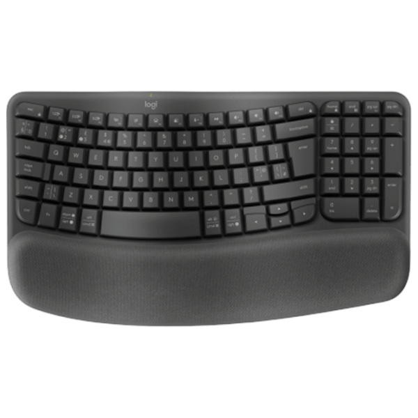Клавиатура Logitech Wave Keys Business Графит Для дома и офиса, Беспроводные photo 1