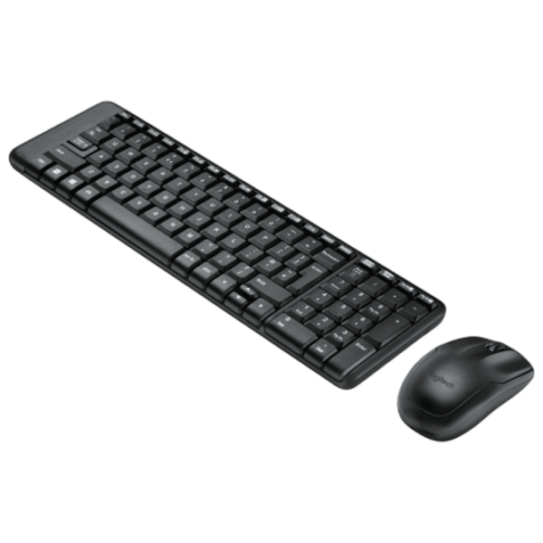 Клавиатура и Мышь Logitech Desktop MK220 Черный Для дома и офиса, Беспроводные photo 2