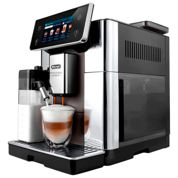 Кофемашина DeLonghi PrimaDonna Aromatic Серебряный 1450 Вт, 2.2 л, Thermoblock photo 4