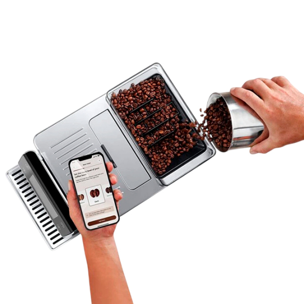 Кофемашина DeLonghi PrimaDonna Aromatic Серебряный 1450 Вт, 2.2 л, Thermoblock photo 8