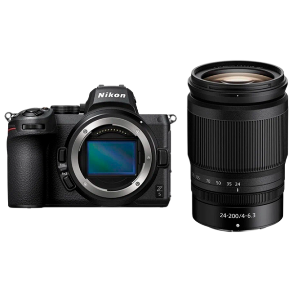 Cameră foto Nikon Z5II Kit 24-200 + NIKKOR Z 24‑200 mm f/4‑6.3 VR Kit Black CMOS, 24.5 MP, f/4 - f/6.3 photo 2