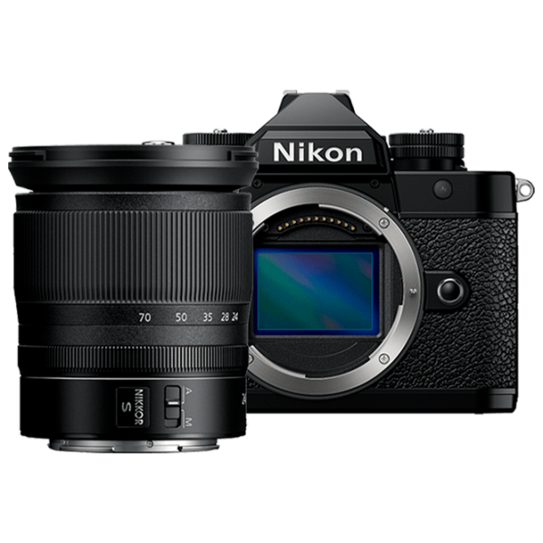 Cameră foto Nikon Z f Kit 24-70/4 + NIKKOR Z 24-70mm f/4 S Body Black CMOS, 24.5 MP, f/4 photo 1